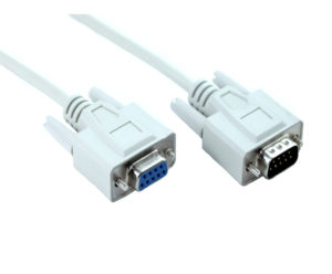 2M DB9F/DB9M Null Modem Cable