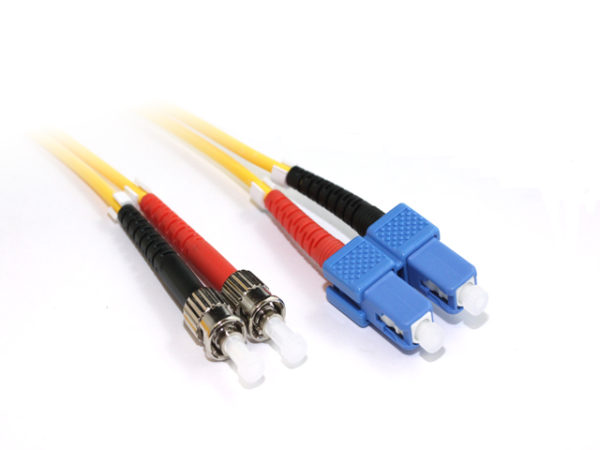 1M SC-ST OS1 Singlemode Duplex Fibre Optic Cable