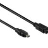 5M Firewire 1394B 9Pin/4Pin Cable