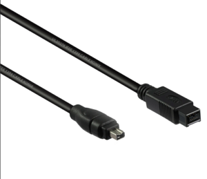 5M Firewire 1394B 9Pin/4Pin Cable