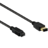 5M Firewire 1394B 9Pin/6Pin Cable