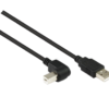 2M USB 2.0 AM To Right Angle BM Cable