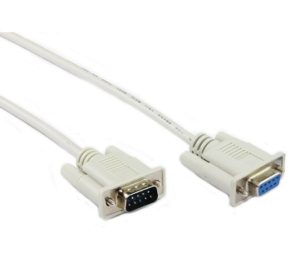 2M DB9M-DB9F Serial Extension Cable