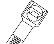 Nylon Cable Tie Heavy Duty 1220*9.0Mm Uv-2873