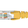 Cat5E Yellow Patch Lead 0.5M-4189