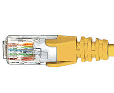 Cat5E Yellow Patch Lead 0.5M-4189