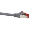 Cat6A Shielded Grey Patch Lead 0.5M-2409