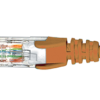 Cat6 Orange Patch Lead 0.5M-3993