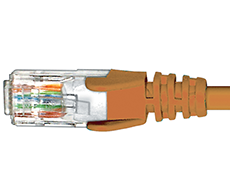 Cat6 Orange Patch Lead 0.5M-3993