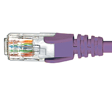 Cat6 Purple Patch Lead 0.5M-4007