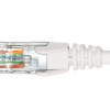 Cat6 White Patch Lead 0.5M-4021