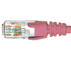 Patch Lead Cat6 Pink 1M-0