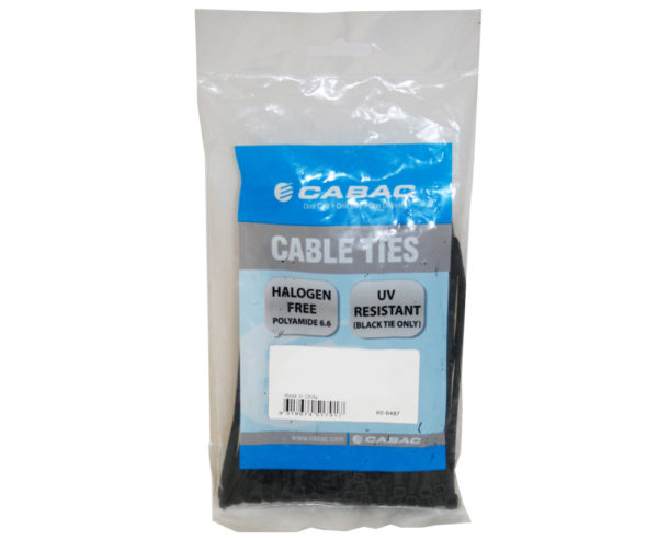 Nylon Cable Tie 200*4.8Mm Uv Black-6696