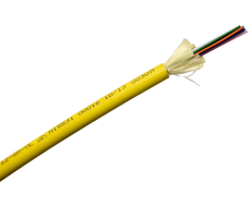 12F Indoor/Outdoor Riser Cable Sm Yellow