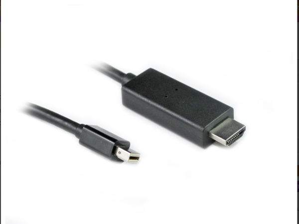 1M Mini DP1.2 to HDMI 4K Cable