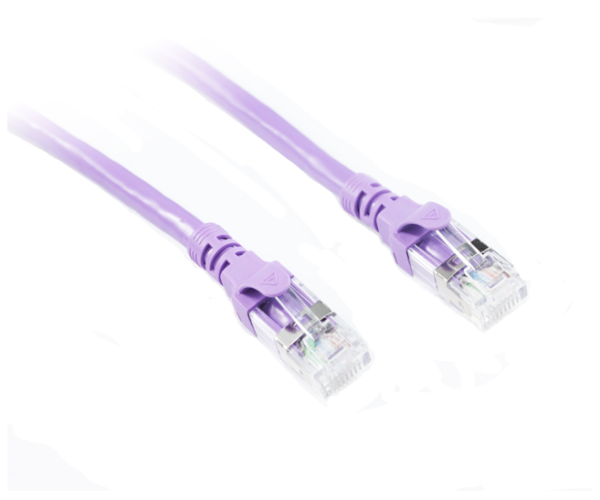 0.3M Purple CAT 6A 10Gb SSTP/SFTP Cable