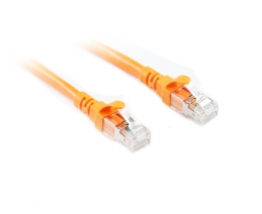 0.3M Orange CAT 6A 10Gb SSTP/SFTP Cable