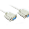 2M DB9 F/F Null Modem Cable without Handshaking