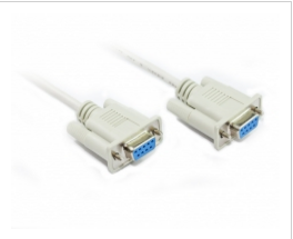 2M DB9 F/F Null Modem Cable without Handshaking