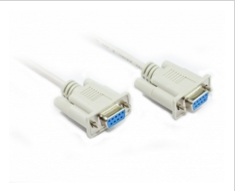 2M DB9 F/F Null Modem Cable with Partial Handshaking
