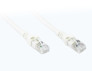 0.3M White CAT 6A 10Gb SSTP/SFTP Cable