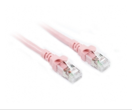 0.3M Salmon Pink CAT6A SSTP/SFTP Cable-0