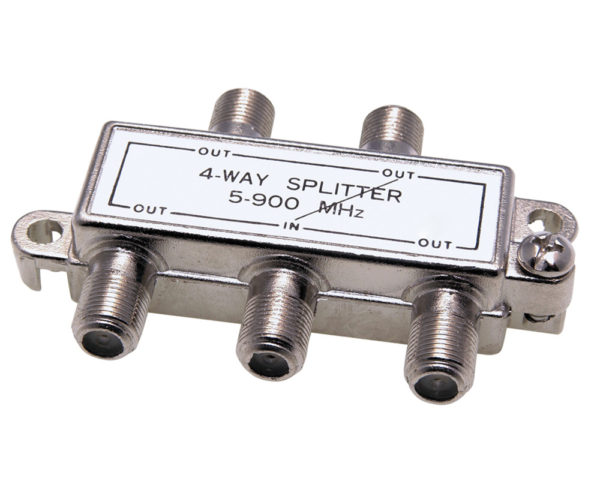 Cabac Foxap 4 Way 5-2400MHz F Type Splitter