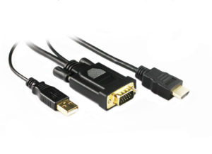 3M HDMI to VGA Round Cable
