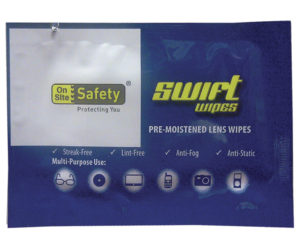 Extreme Safety Swift Wipes For Face Shield Sachet Each