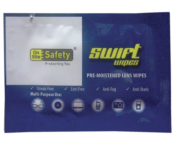 Extreme Safety Swift Wipes For Face Shield Sachet Each