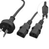 Hypertec Cable Power Y Split 2X Iec F Bk 2M