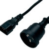 Hypertec Socket Power Ups Iec Male To 3Pin 150Mm