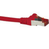 Hypertec Cat6A Shielded Red Patch Lead 1M