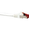 Hypertec Cat6A Shielded White Patch Lead 0.5M