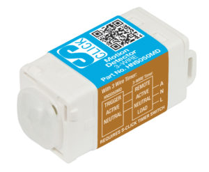 S-Click Light Sensitive Motion Detector 230V
