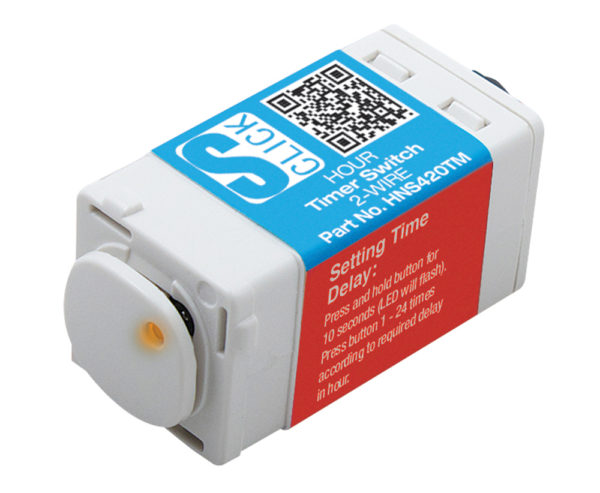 S-Click Hourly Mech Timer 2-Wire 240V 1.7A.
