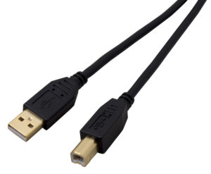 Hypertec Cable Usb 2.0 A-B Gold/P Black M-M 2M