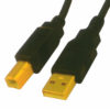 Hypertec Cable Usb 2.0 A-B Gold/P Black M-M 3M