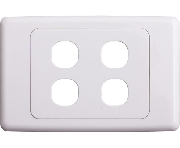 Hypertec Wall Plate 4 Gang