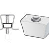 Powers Fasteners Wedge Nut M8