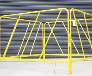 MSS Power Manhole Barrier Guard - Yellow - No Roof