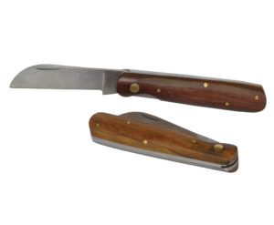 MSS Power Linesman Wooden Handle Pocket Knife
