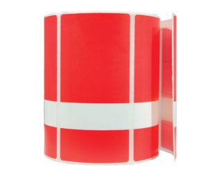Optima Tag Label - Red 250Roll