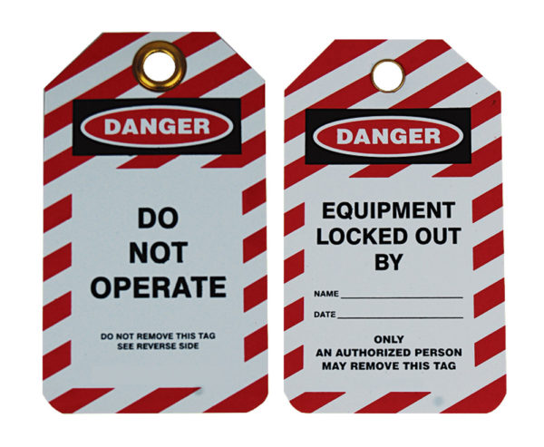 Cabac Do Not Operate Tags Cardboard Pk 10