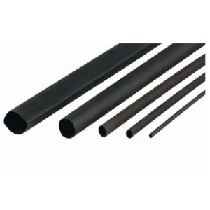 Cabac Heatshrink Thin Wall 6.4Mm Black 5M Box-0