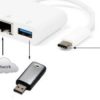 USB Type-C To USB 3.0, Ethernet, Hdmi & Type-C Charging Adaptor