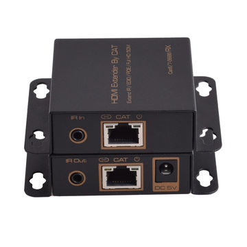 HDMI 50M Extender Over Single CAT5/CAT6 with IR and POE