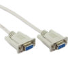 25M DB9F/DB9F Null Modem Cable-0