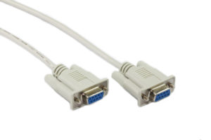 25M DB9F/DB9F Null Modem Cable-0