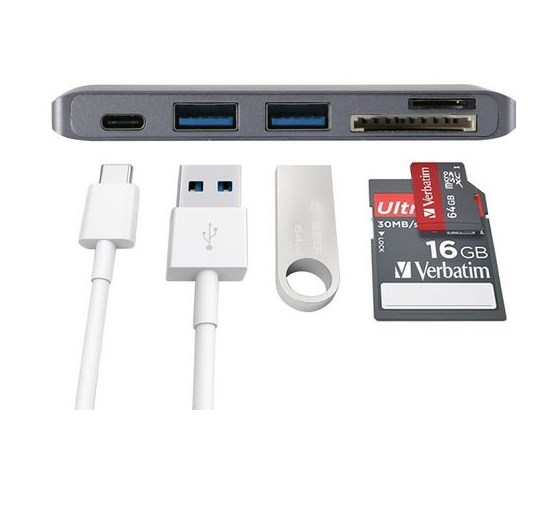 5 In 1 USB Type-C Multiport Hub For Macbook